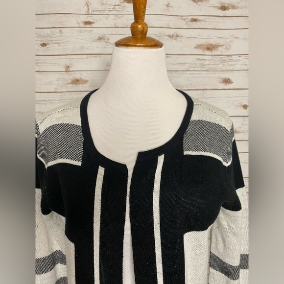 White House Black Market open front cardigan sweater - Picture 2 of 6